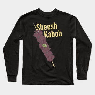 Kebab - Sheesh Kabob - Meat Lover Long Sleeve T-Shirt